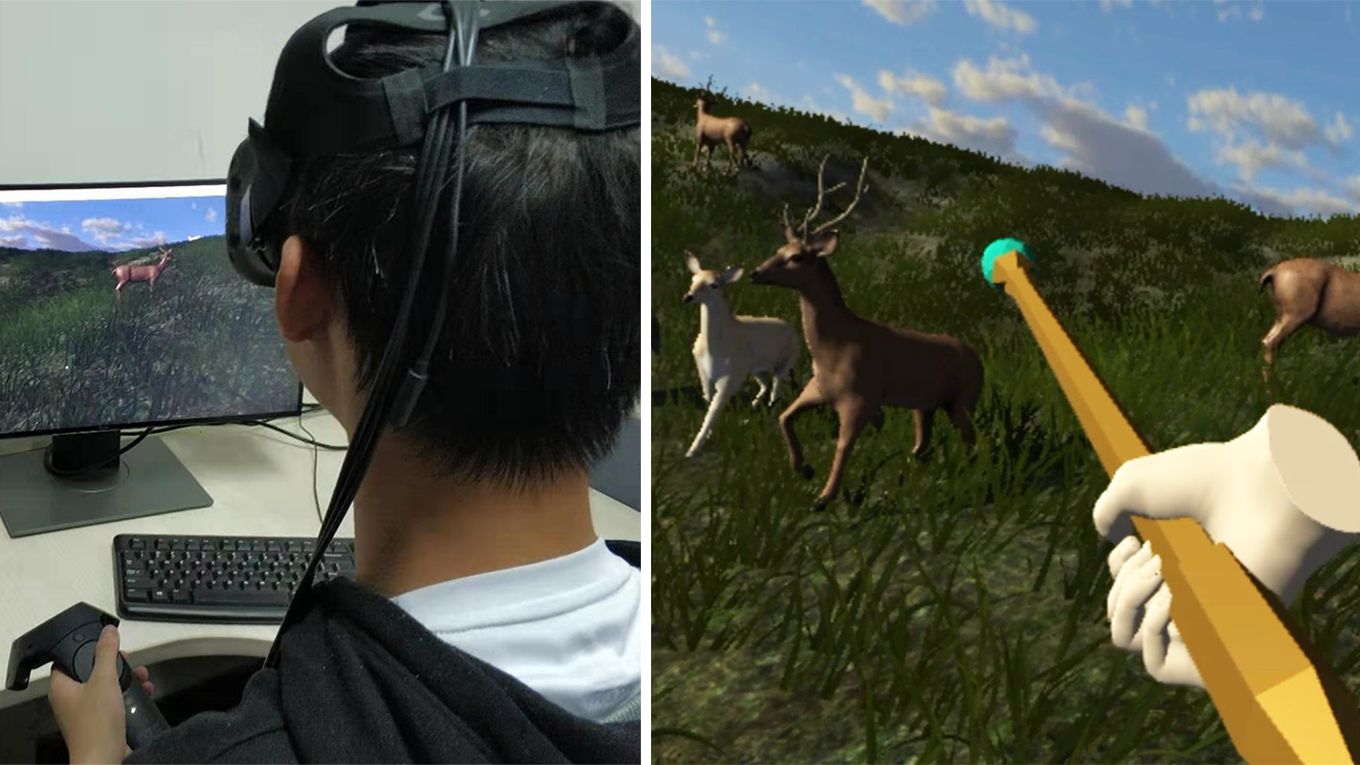 Temporal continuity of visual attention for future gaze prediction in immersive virtual reality