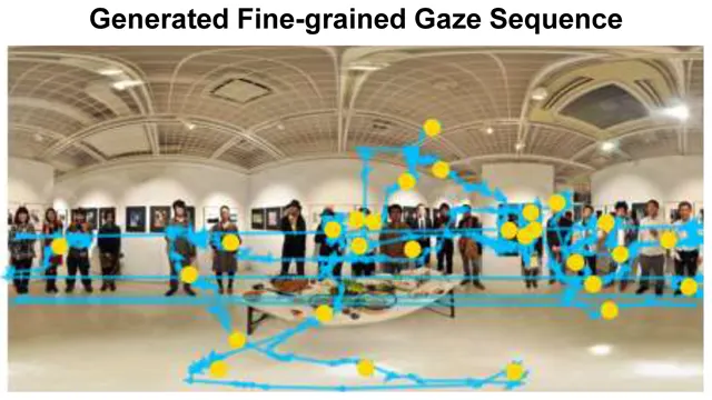 DiffGaze: A Diffusion Model for Modelling Fine-grained Human Gaze Behaviour on 360° Images thumbnail